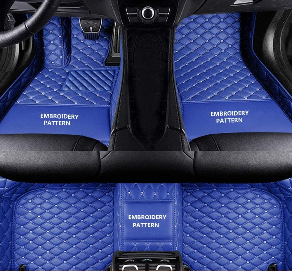 ZGGUOGANG Custom car Mats Car Floor Mats Floor Sedan SUV Sports Car Anti-Slip Luxury Floor Mats (Black)
